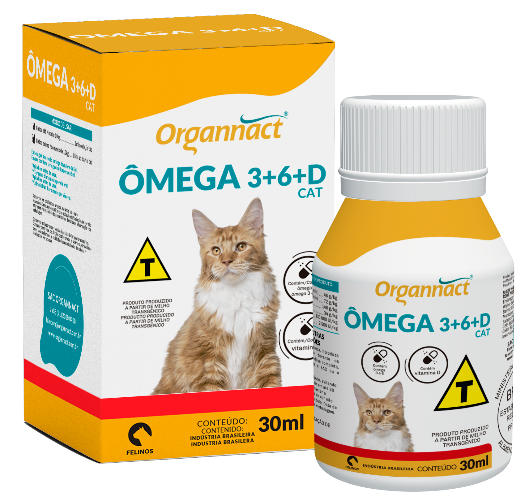 Ômega 3+6+D Cat